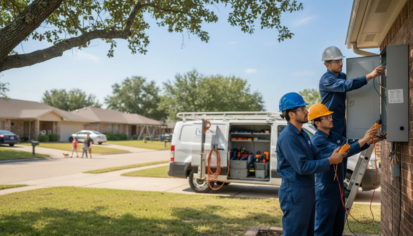 Certified electrician providing emergency electrical services in Bushnell, FL